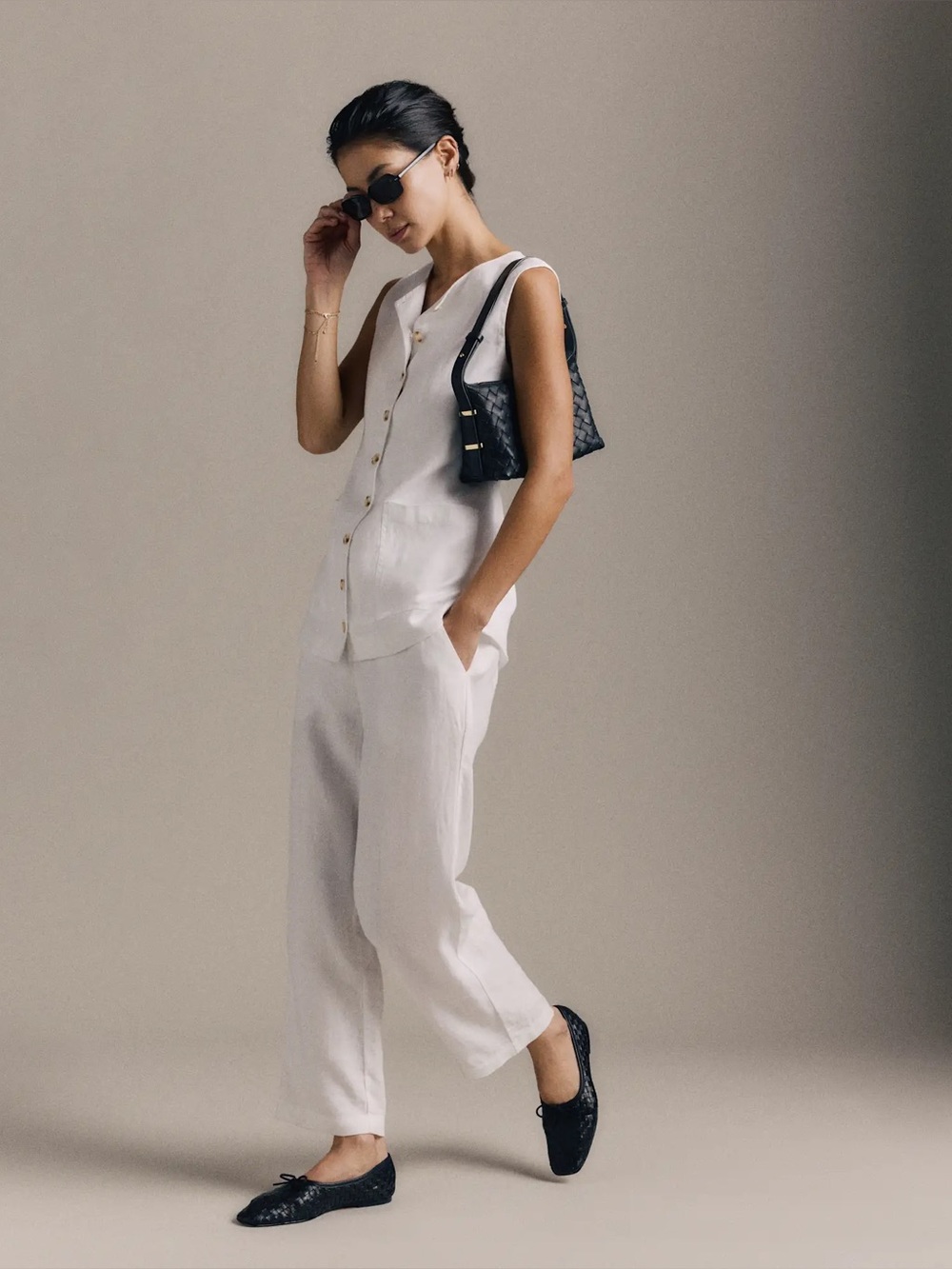 NWT Quince European Linen Pants